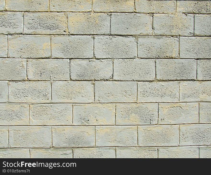 Yellow bricks background