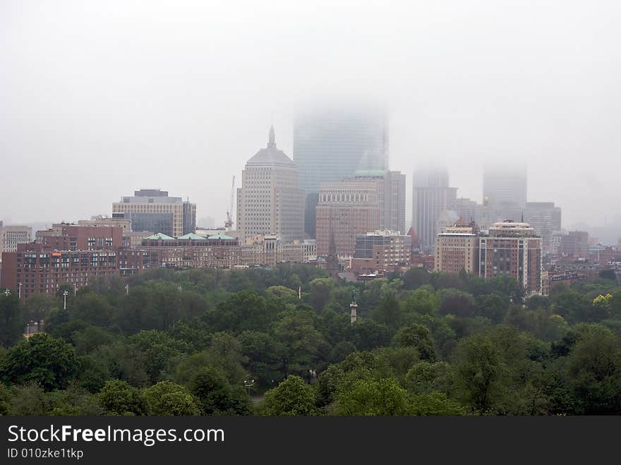 Rainy boston