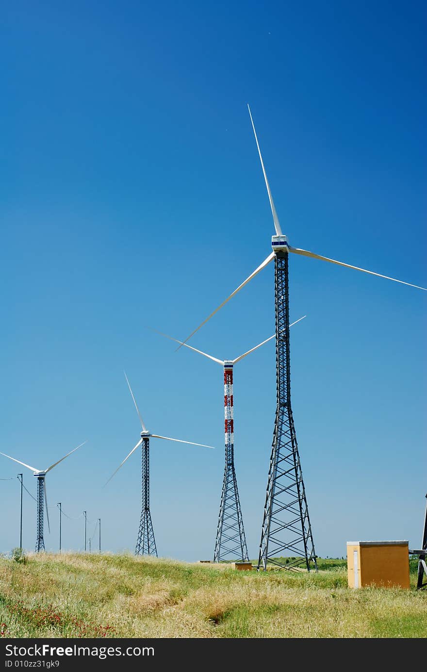 Prarie windmills