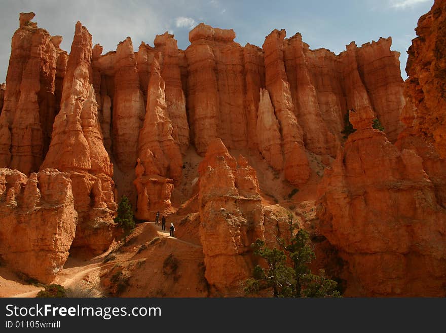 A scenic view of Bryce Canyon