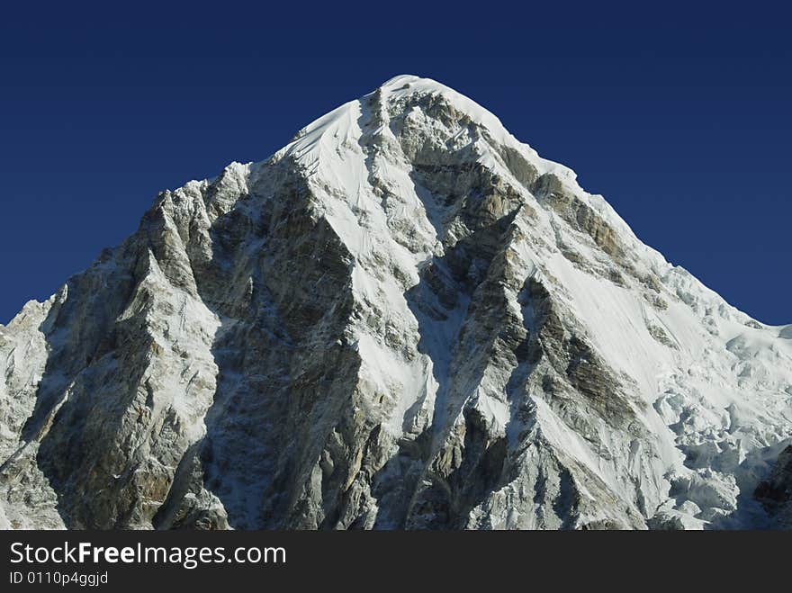 Mt. Pumori in the Himalayas