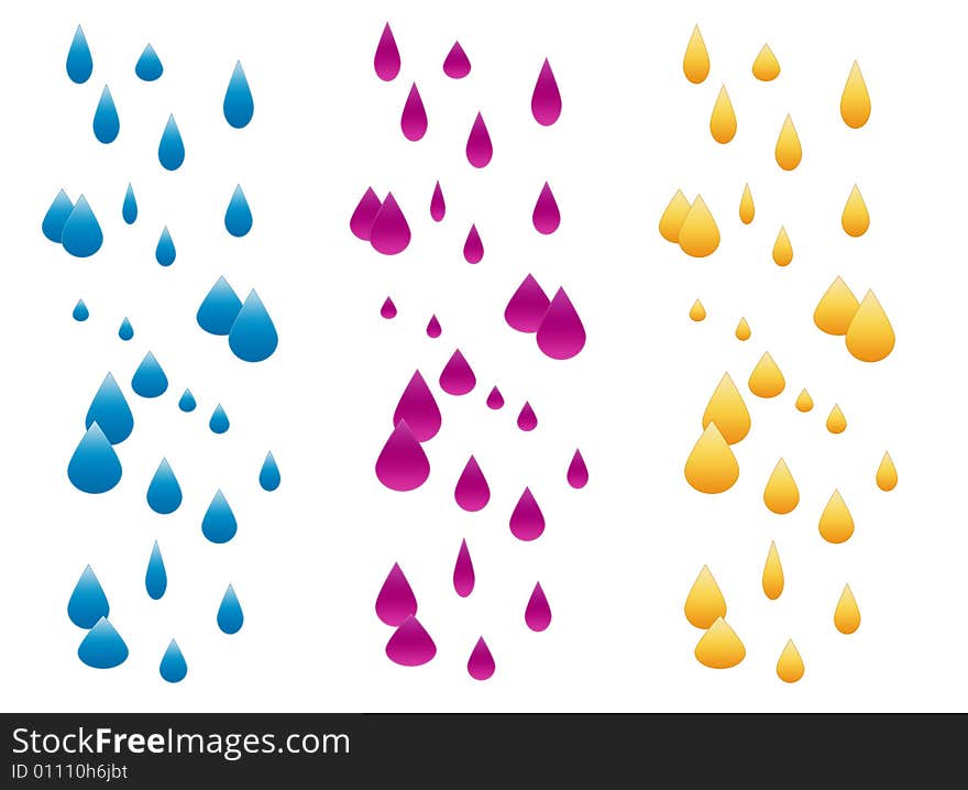 There are three Rain Compositions. Various colors. There are three Rain Compositions. Various colors.