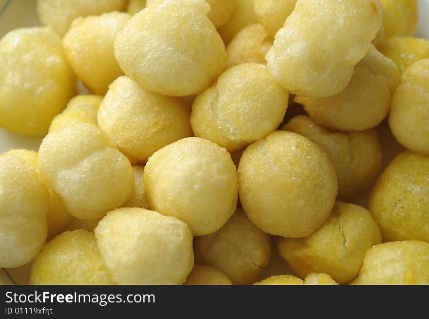 Traditional fried food in the South of China.