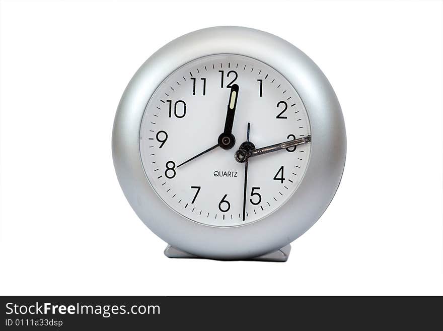 Odd broken grey clocks, concept, isolated. Odd broken grey clocks, concept, isolated.