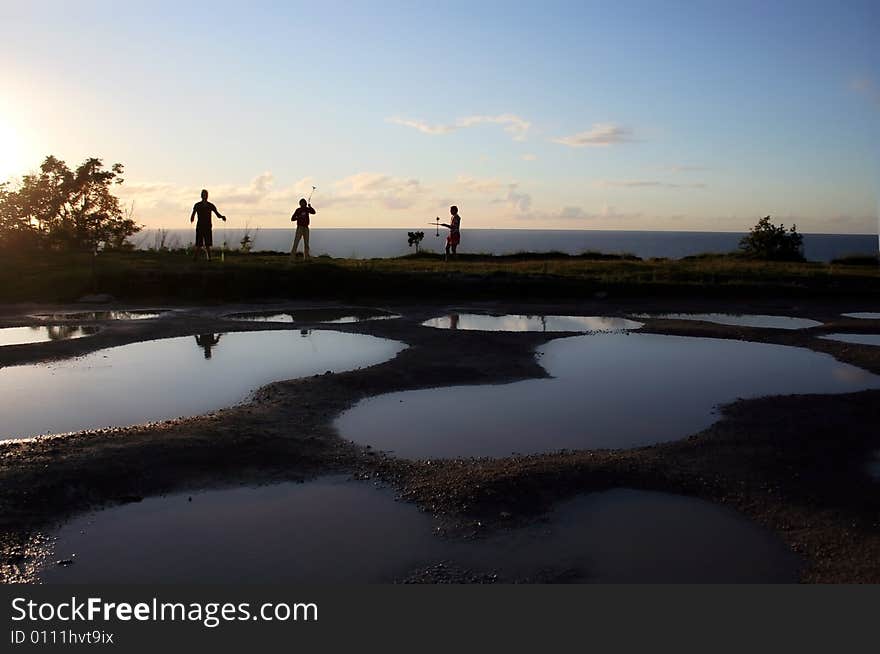 Pools and silhouettes