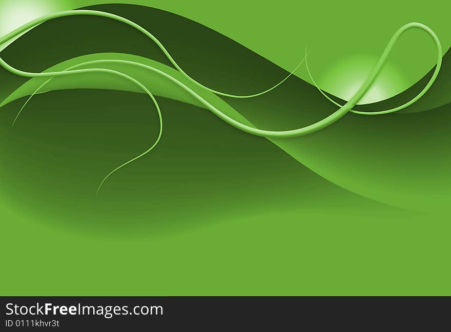 Abstract background with color transitions and semitones and beautiful waves