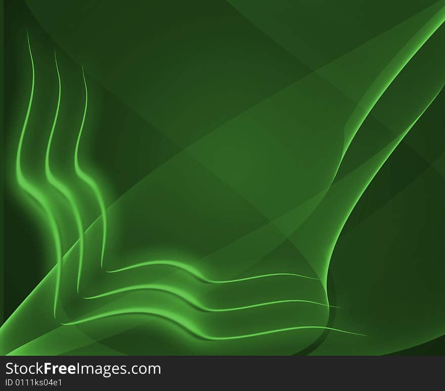 Abstract background with color transitions and semitones and beautiful waves