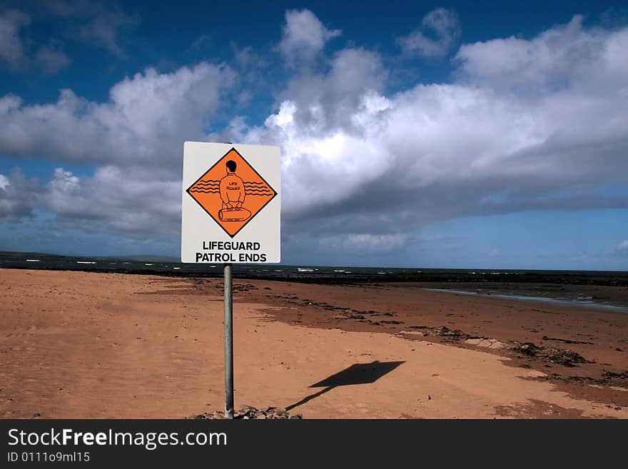 Lifeguard sign 4