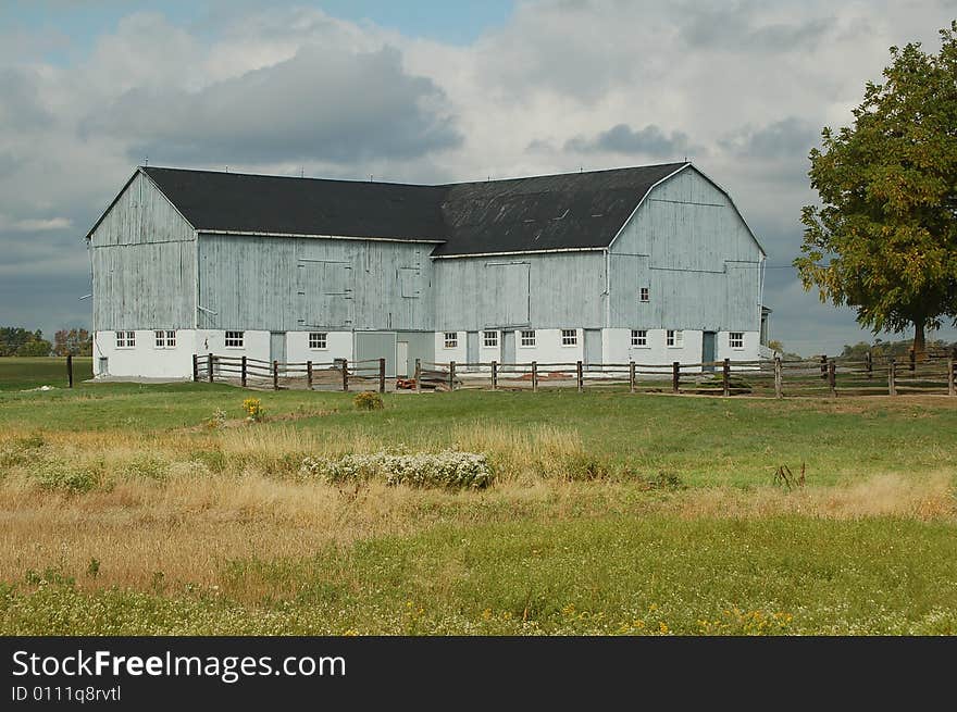 White Washed Barn