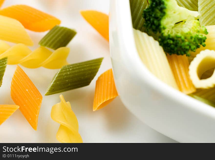 Italian noodles in bowl