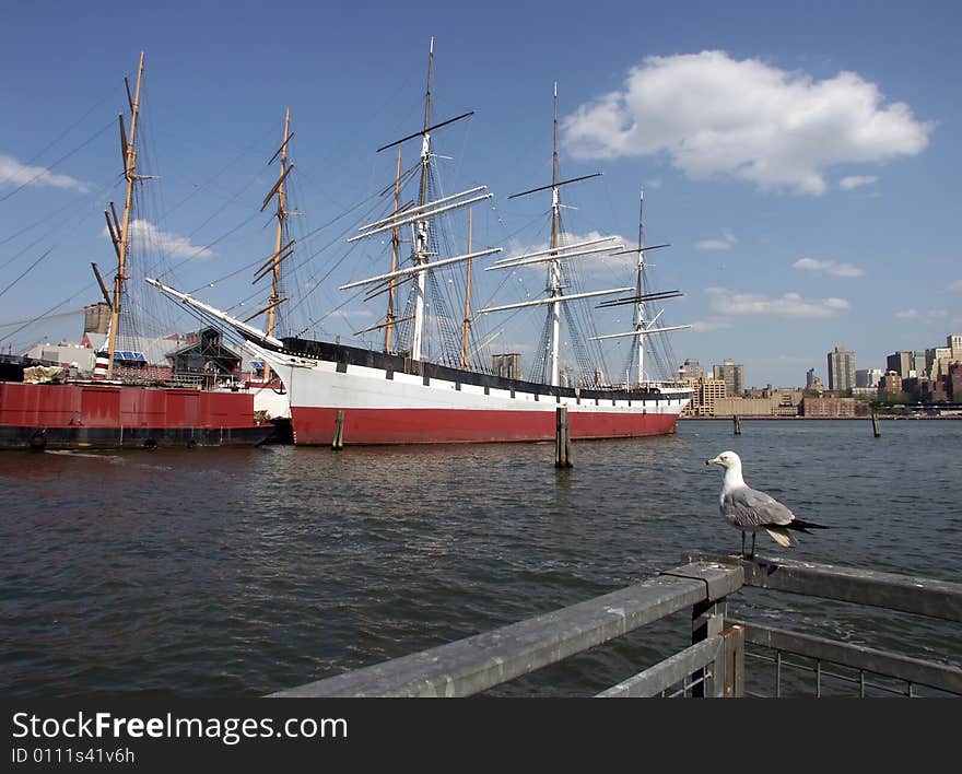 "Wavertree" in the New York Seaport