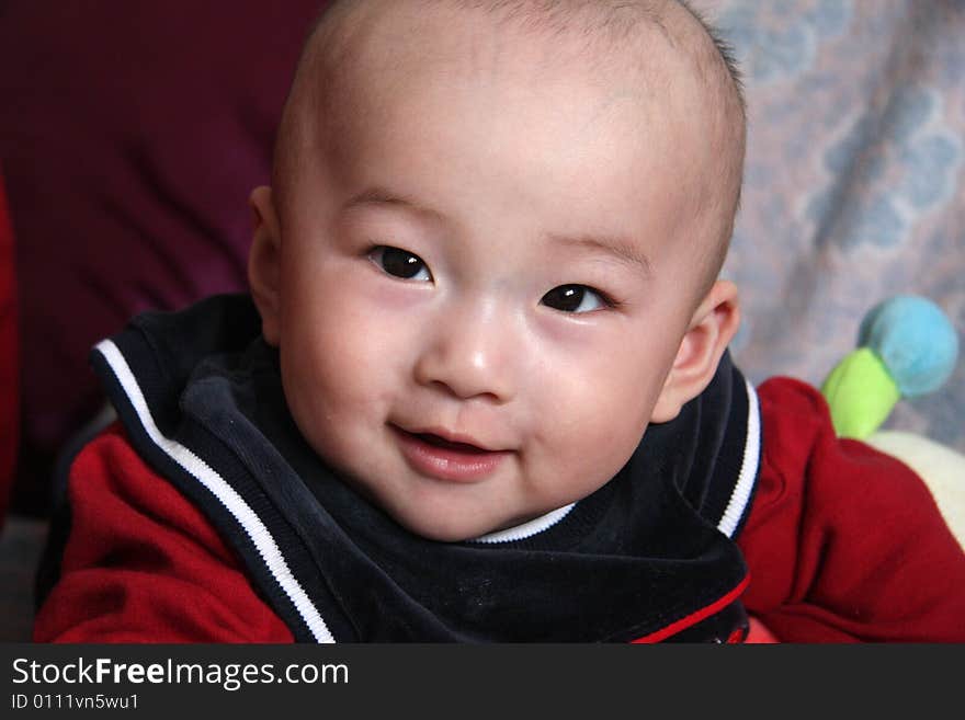 The little boy with smile from China. The little boy with smile from China.