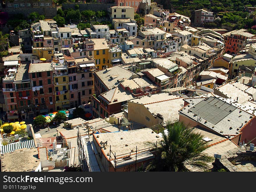 View of Vernazza, Cinque Terre National Park, Italy. View of Vernazza, Cinque Terre National Park, Italy.