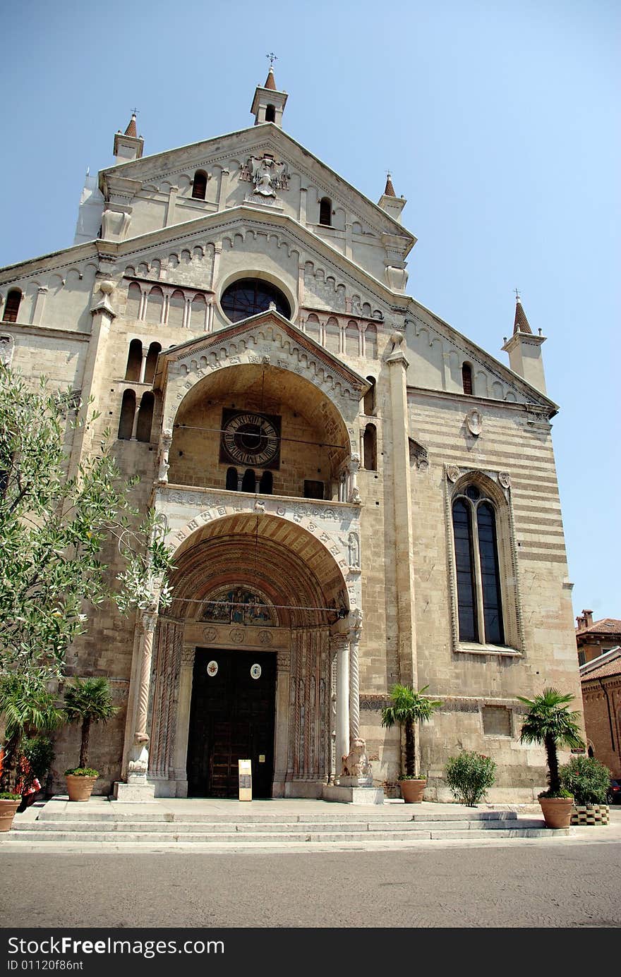 Church of St Anastasia, Verona, Italy. Church of St Anastasia, Verona, Italy.