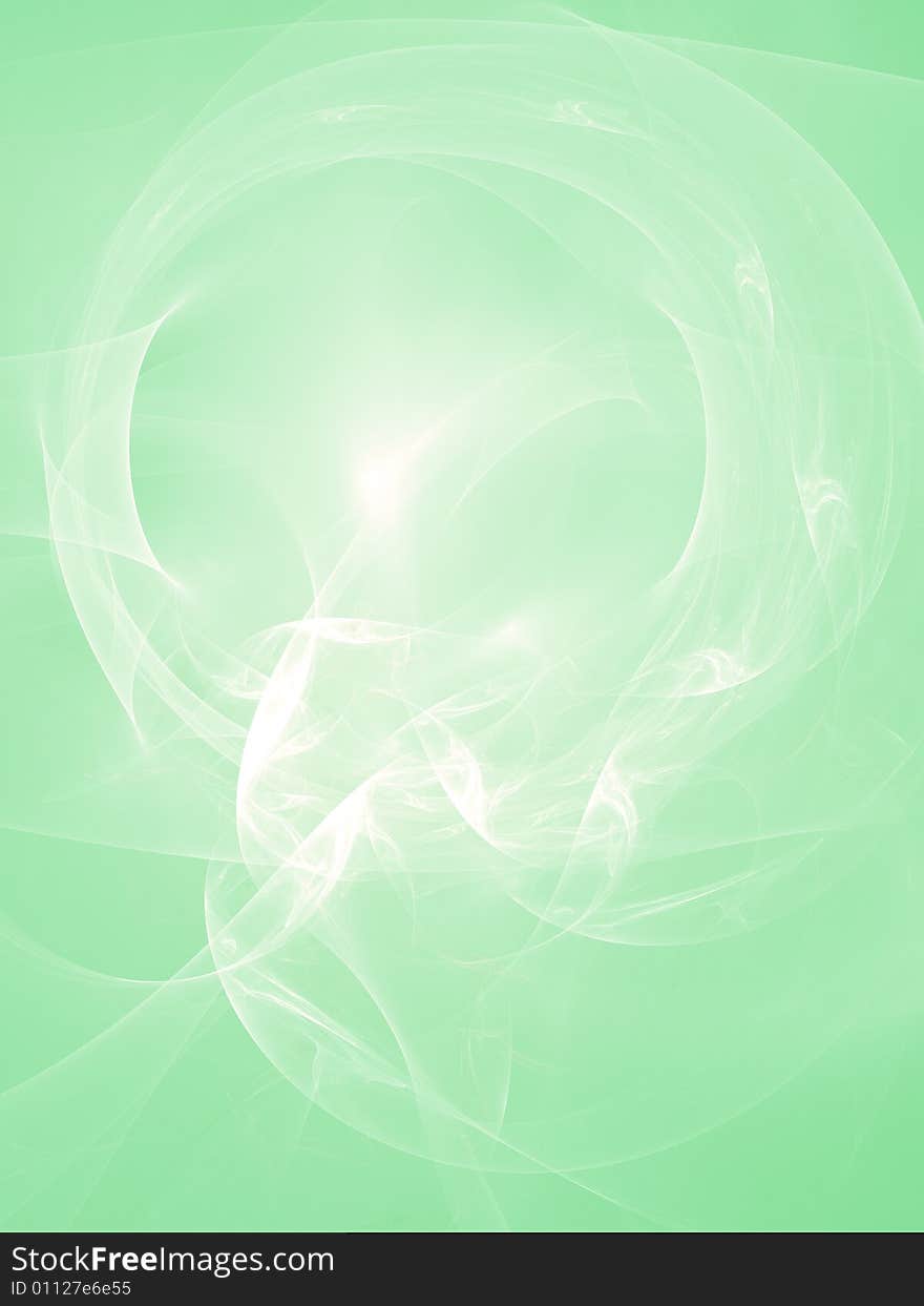 Abstract green background. Fractal image