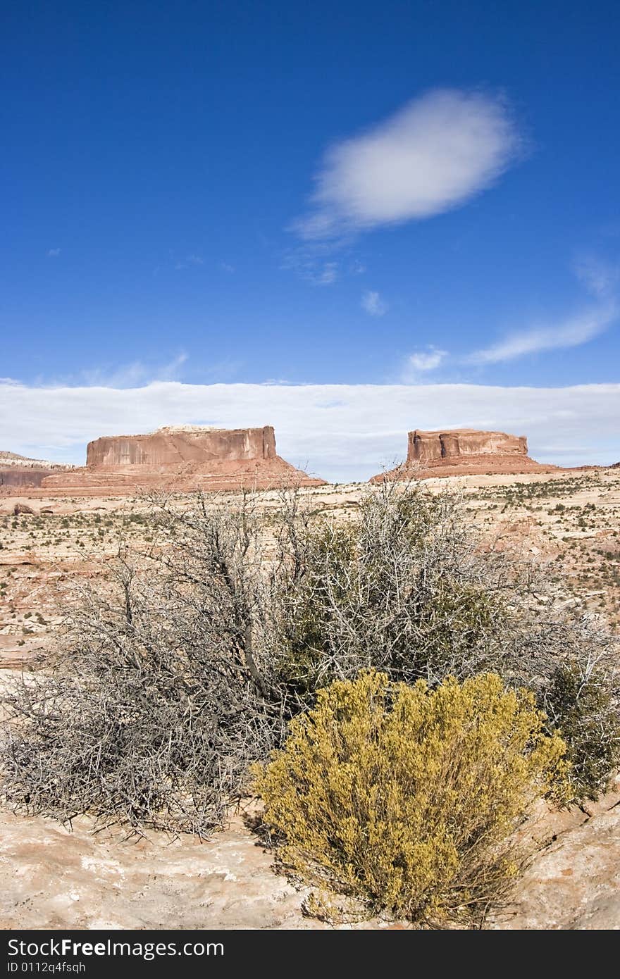 Cloud over Canyonlands National Park