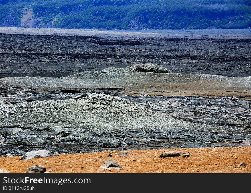 Abstract View of Volcano National Park on the Big Island Hawaii. Abstract View of Volcano National Park on the Big Island Hawaii