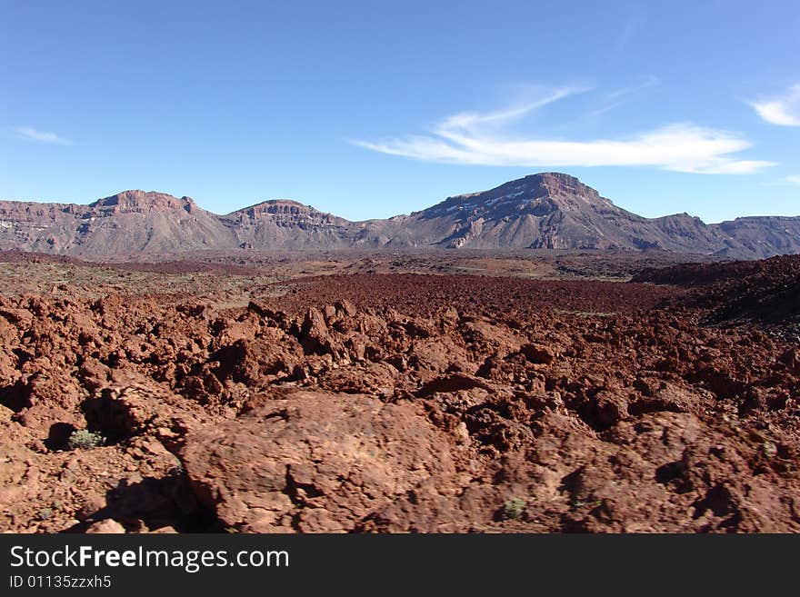 National Park Teide volcano