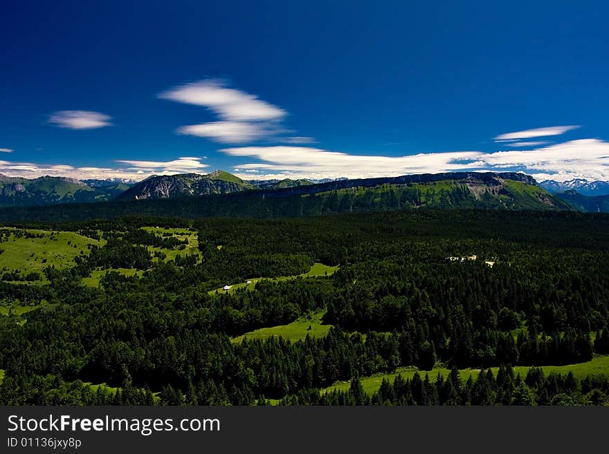 Mountains landscape