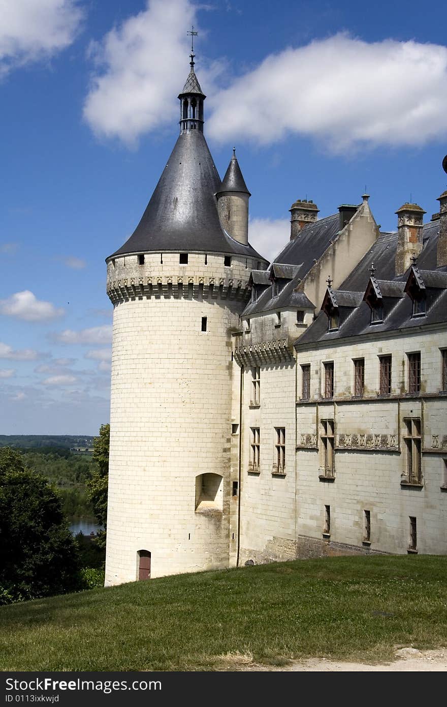 Chateau Chambord in the Loire Valley in France. Chateau Chambord in the Loire Valley in France