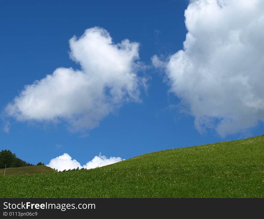 A wonderful landscape of mountain's glimpse. A wonderful landscape of mountain's glimpse