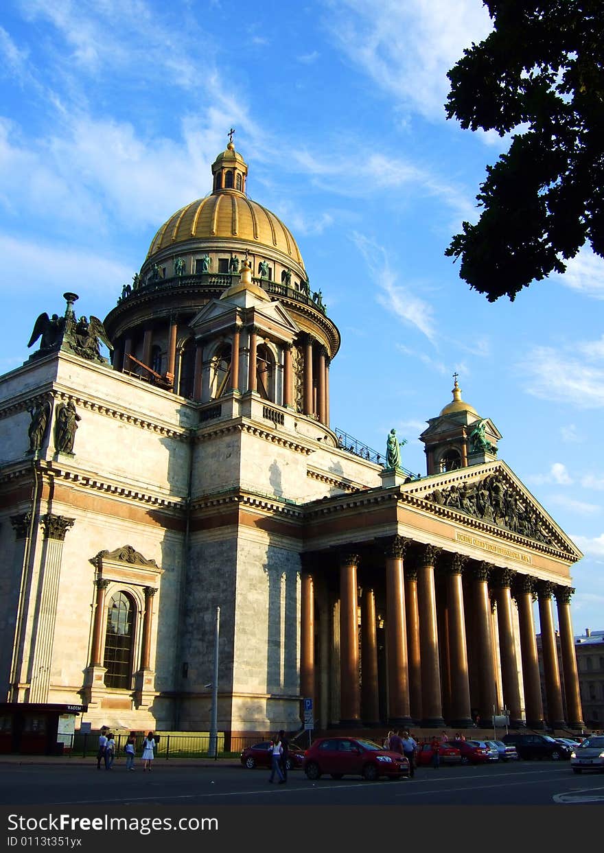 Cathedral In St.-Petersburg.