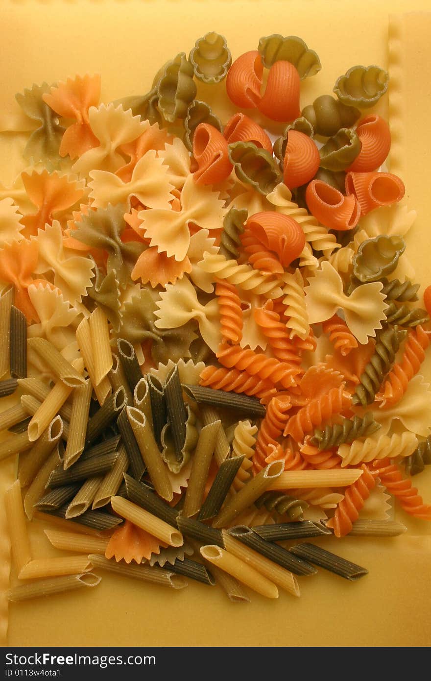 Pasta Italian cuisine, highly nutritious with low fat, perfect for a diet