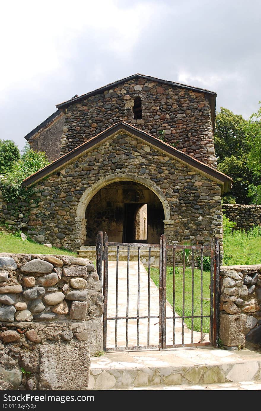 Ancient the 3rd century monastery in Eastern Georgia. Ancient the 3rd century monastery in Eastern Georgia