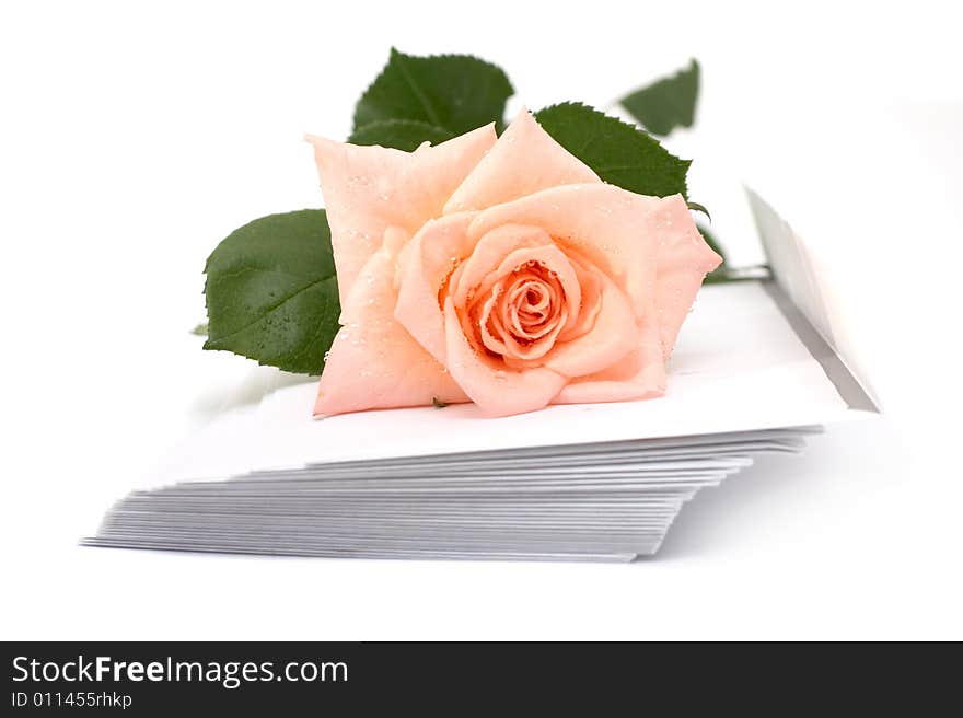 Rose And Envelopes