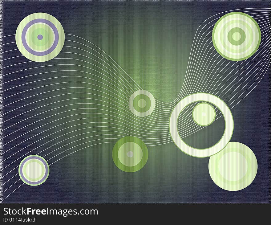 A grungy  background with trendy circles. A grungy  background with trendy circles.