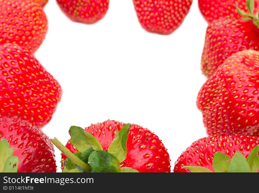 Strawberries As Frame