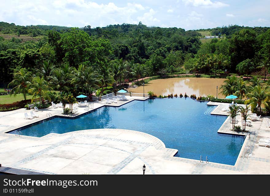 Swimming pool image at the resort