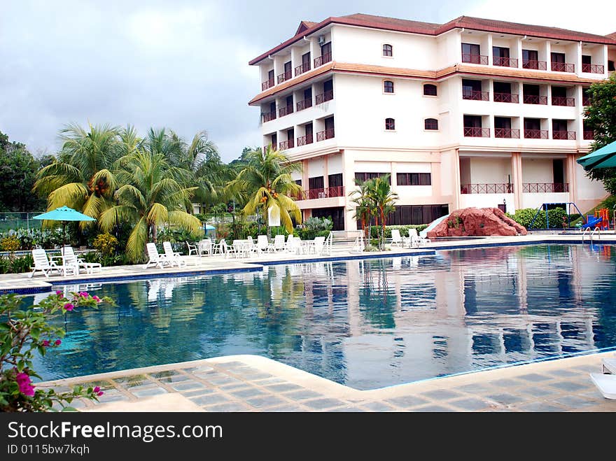 View of swimming pool image at the resort