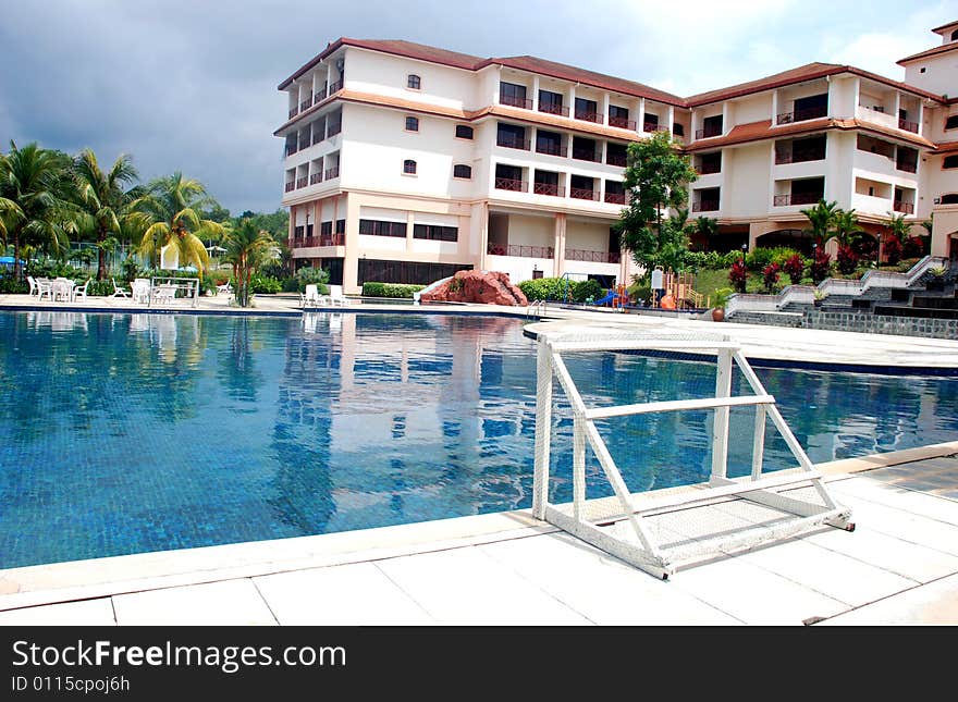 View of swimming pool image at the resorts