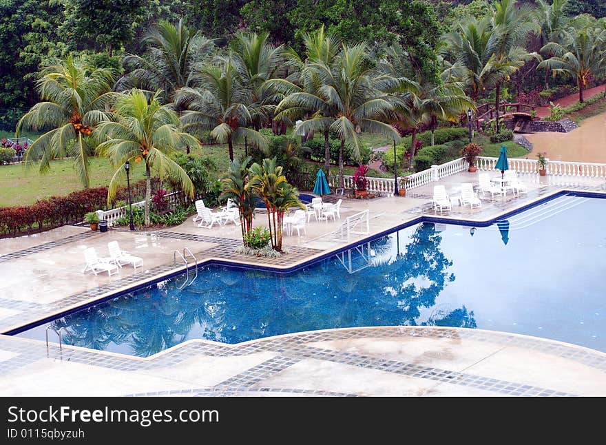 View of swimming pool image at the resorts