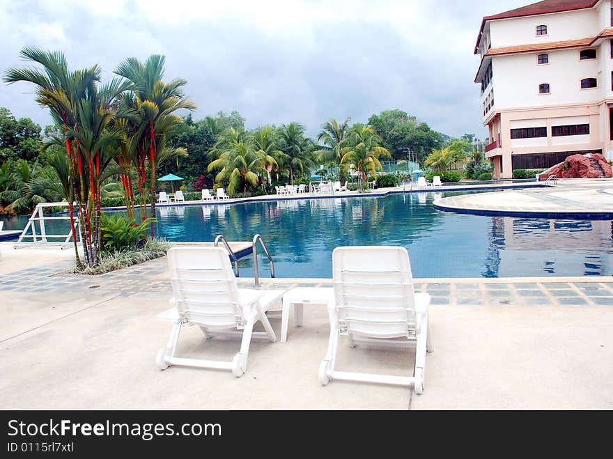 View of swimming pool image at the resorts