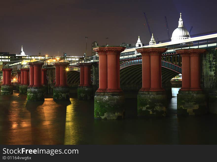 Bridge pillars