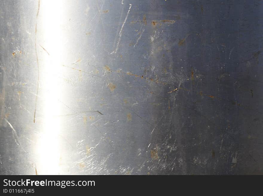 A close up picture of metal pipe. A close up picture of metal pipe