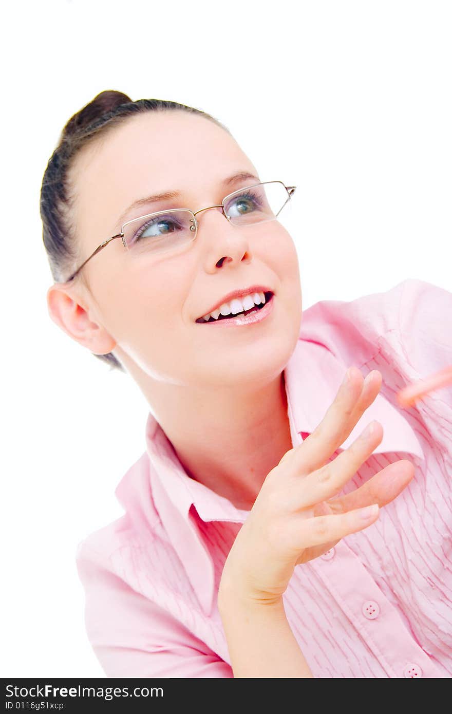 Portrait of young businesswoman