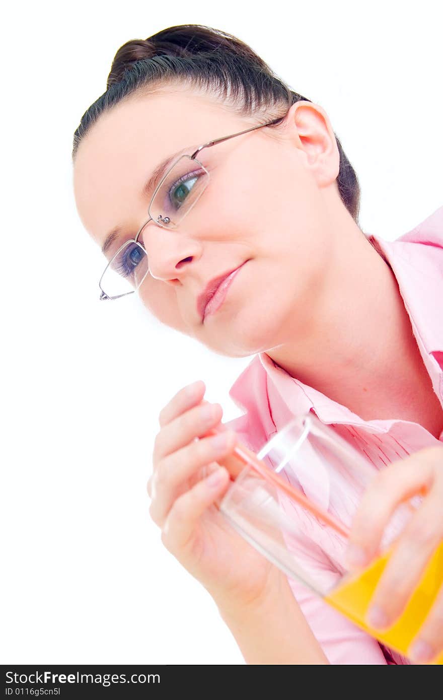 Portrait of young businesswoman