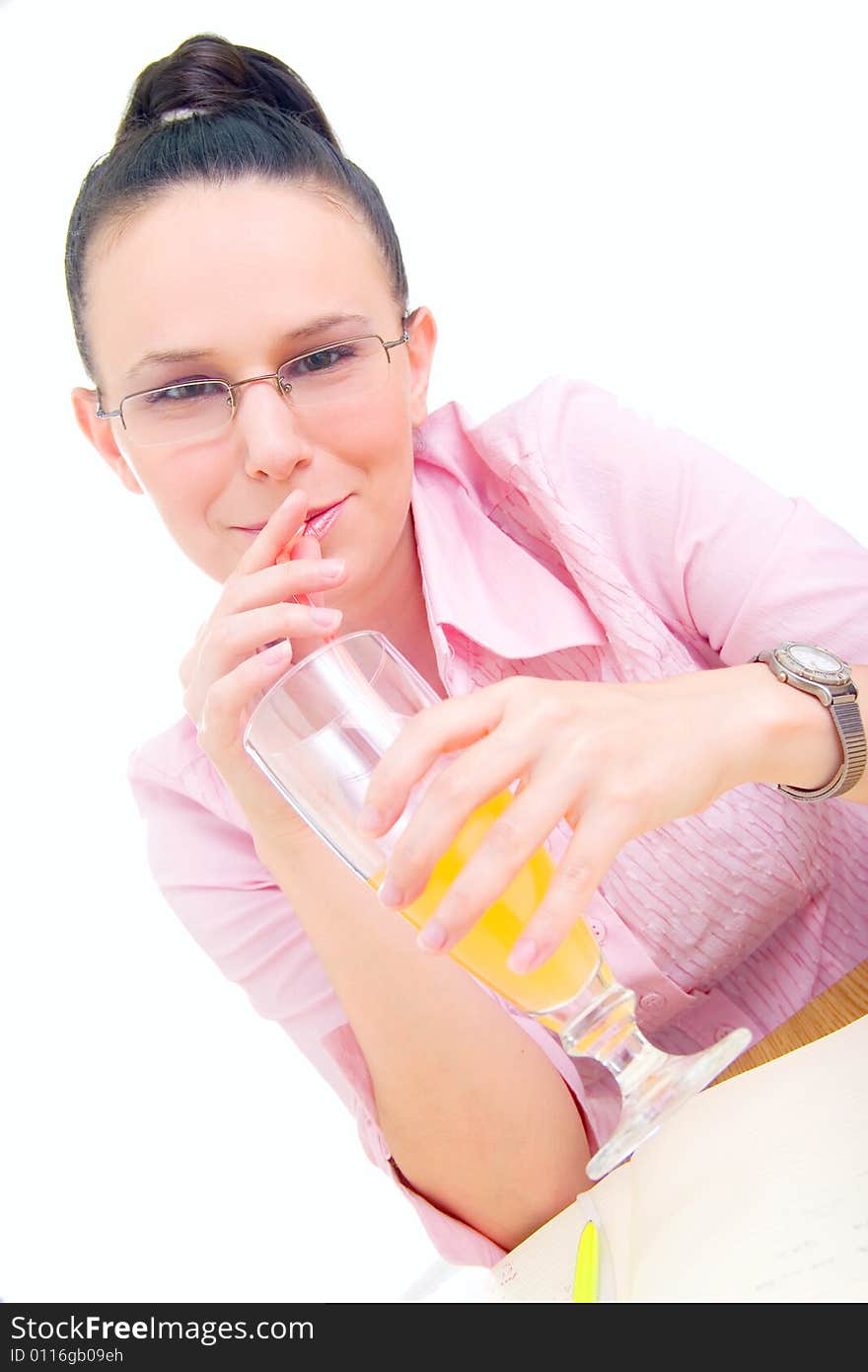 Portrait of young businesswoman