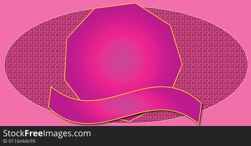 The abstract background having multiple shapes like oval polygon curve