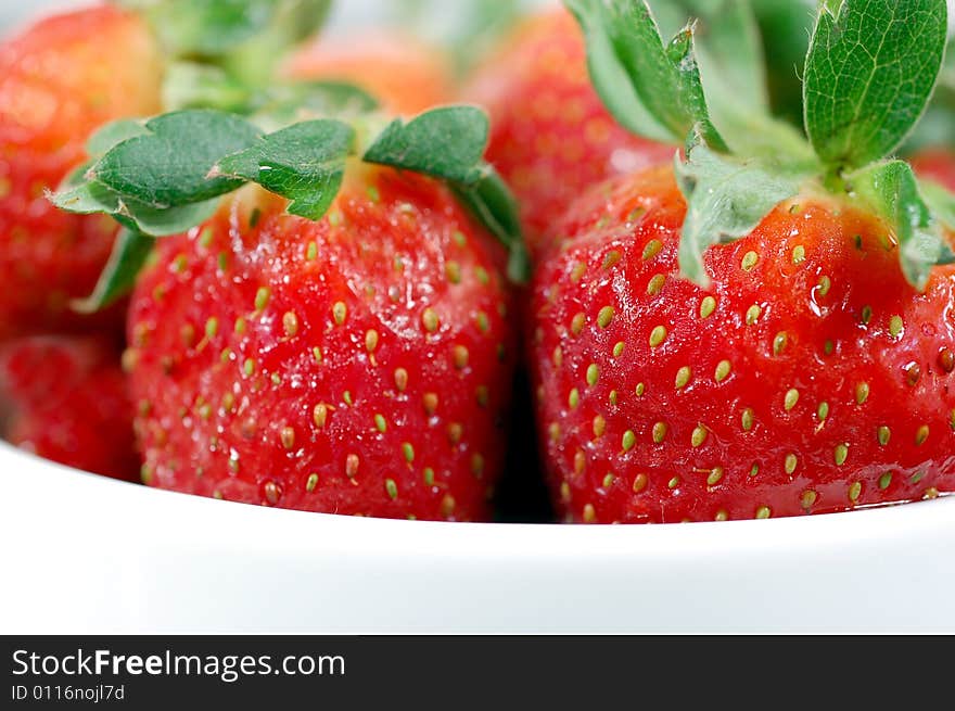 Strawberries In a bowl