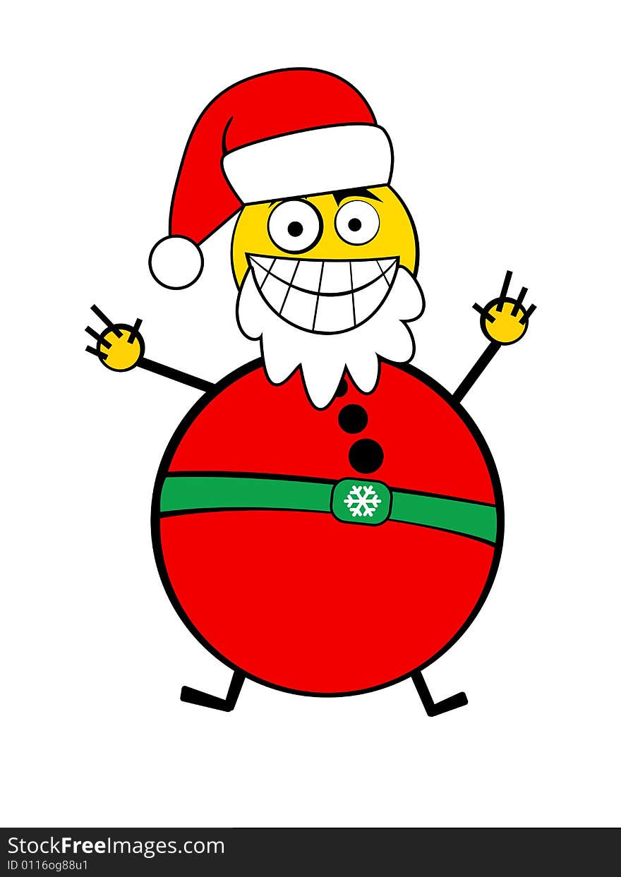 Smiley Santa