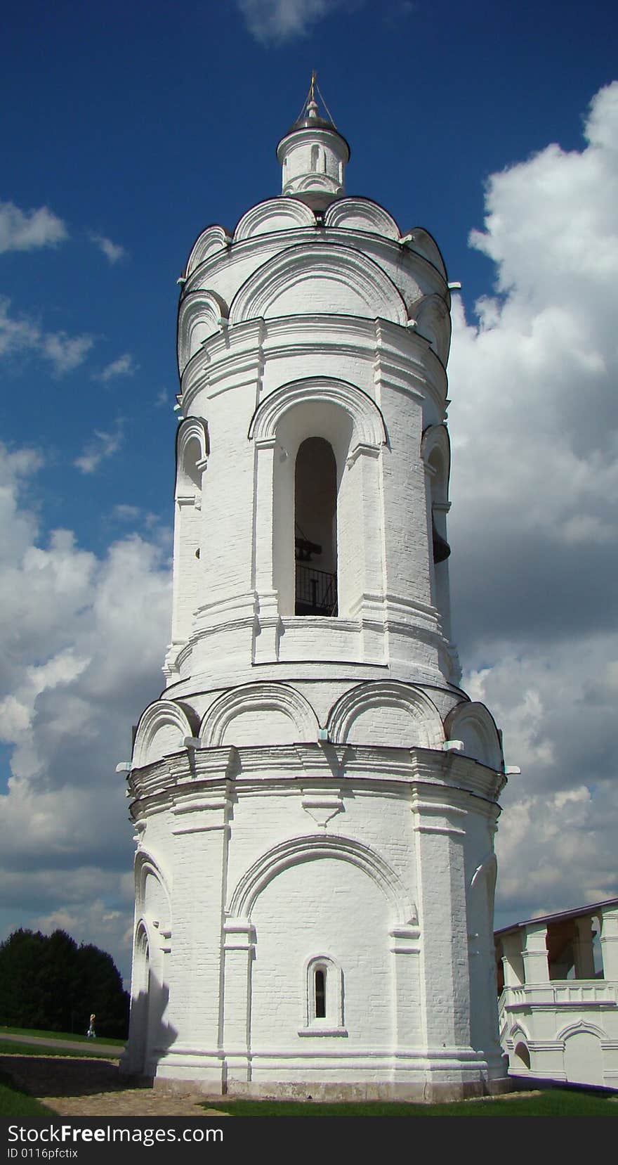 Museum reserve Kolomna in Moscow. Georgievskaja a belltower 16 century