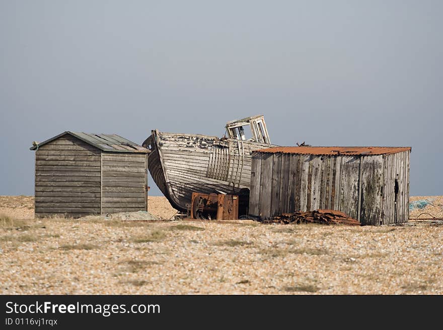 Dungeness, Shacks and a Boat