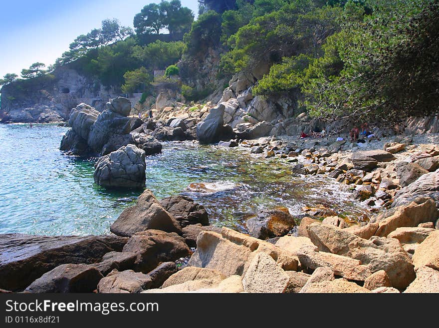 Morning at the sea, Spain. Morning at the sea, Spain