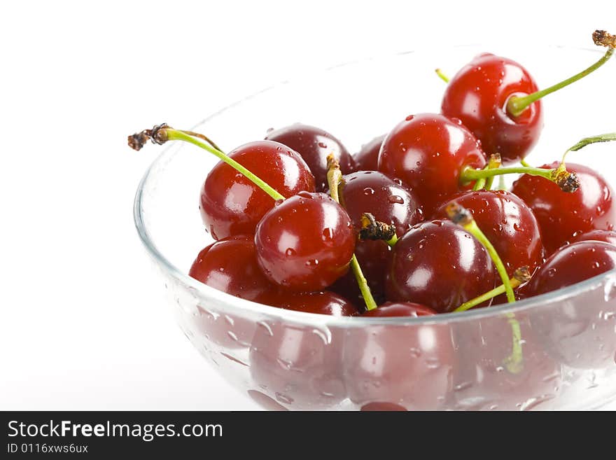 Bowl with cherry