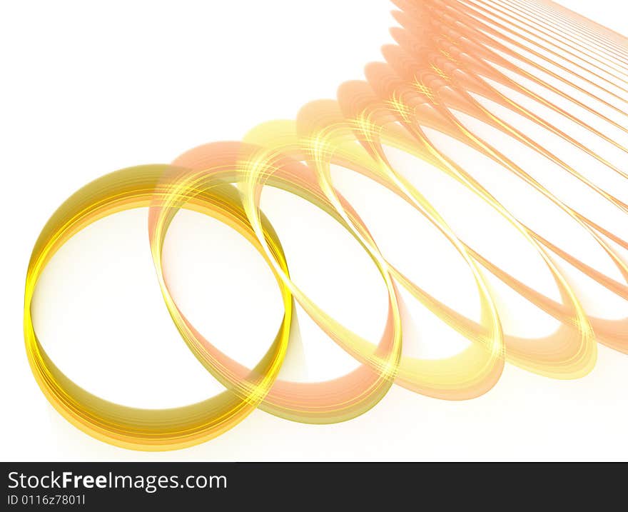 Fractal wedding rings