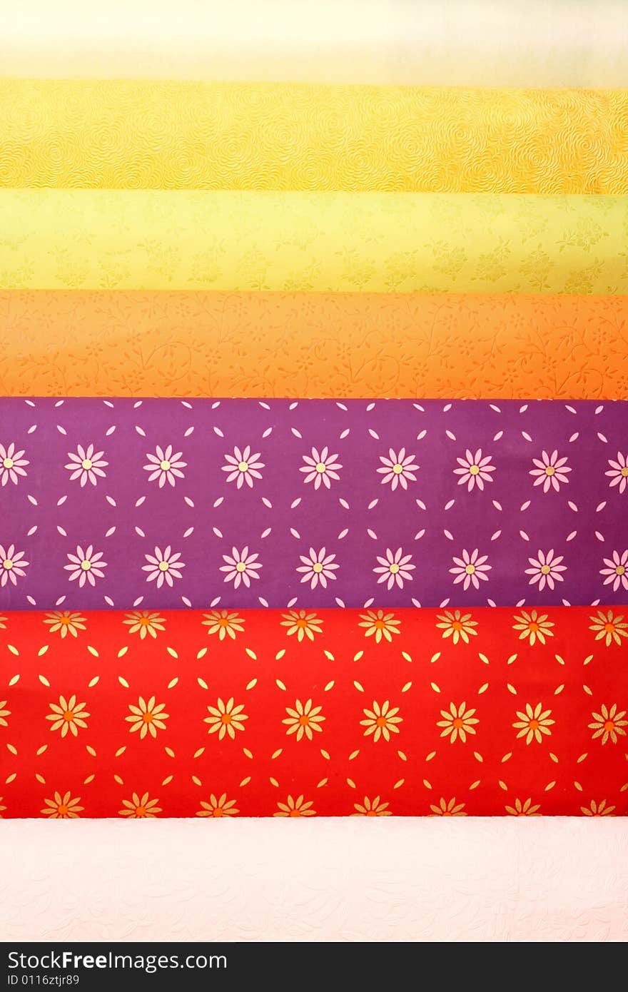 Wrap paper for gifts in vivid colors. Wrap paper for gifts in vivid colors